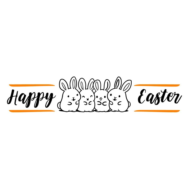 Frohe Ostern Hasen Team