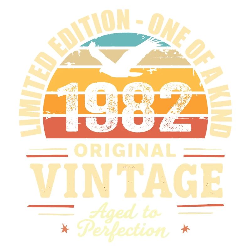 1982 Birthday Gift Vintage 1982 Retro 1982