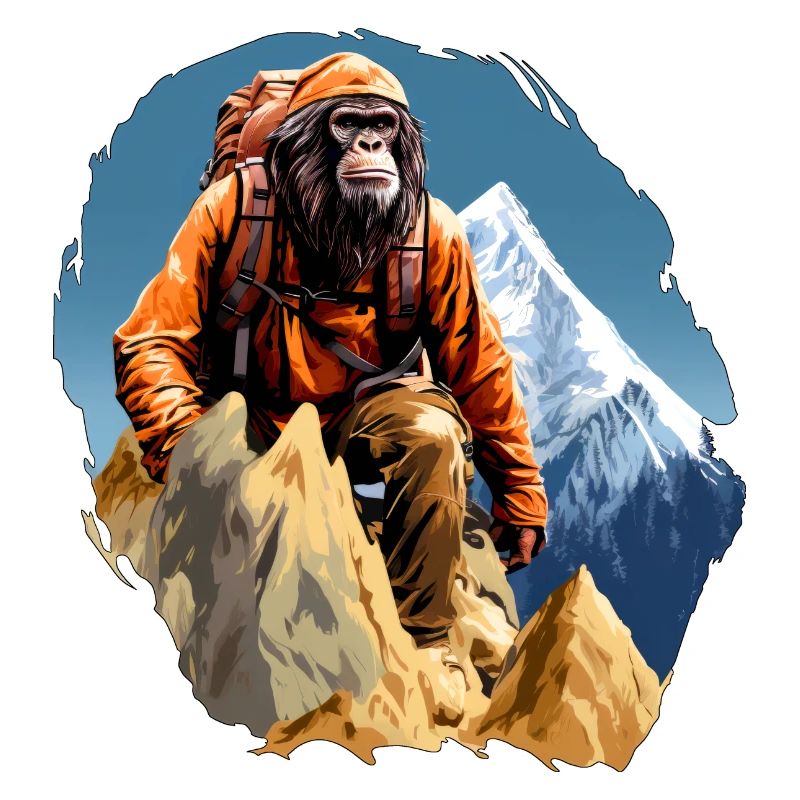 Monkey Mountaineer / Hiking Monkey