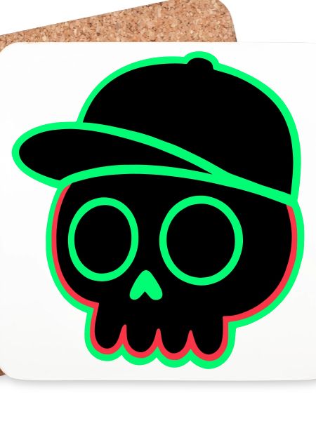 Neon Skull Cap