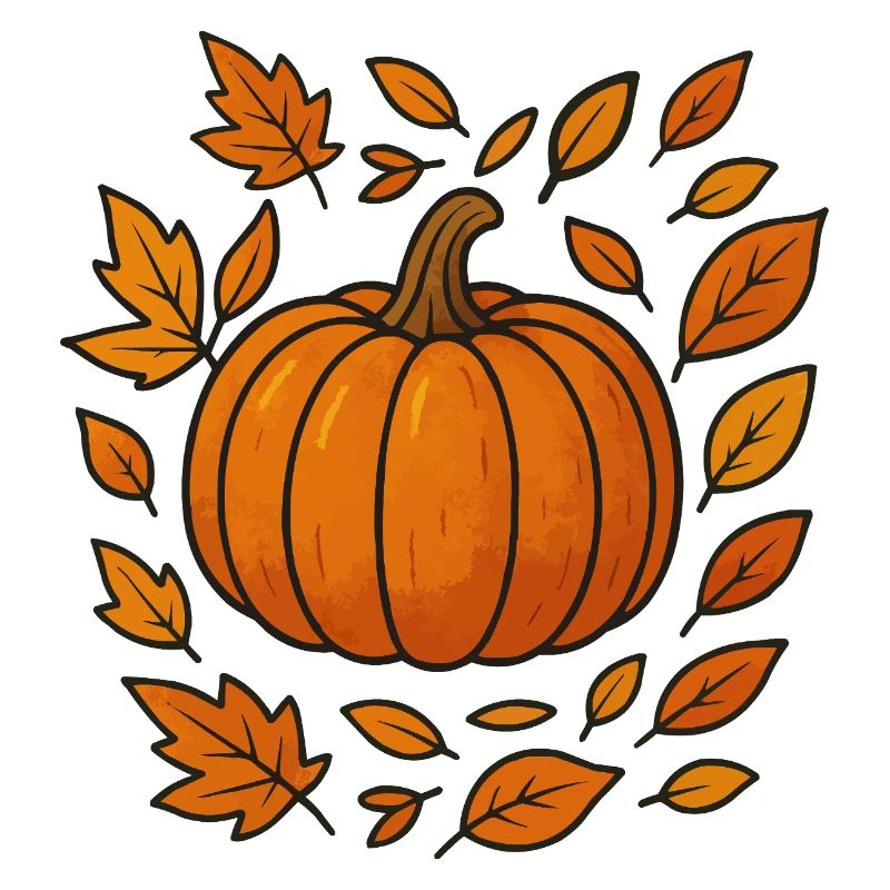 Herbstlicher Kürbiskranz