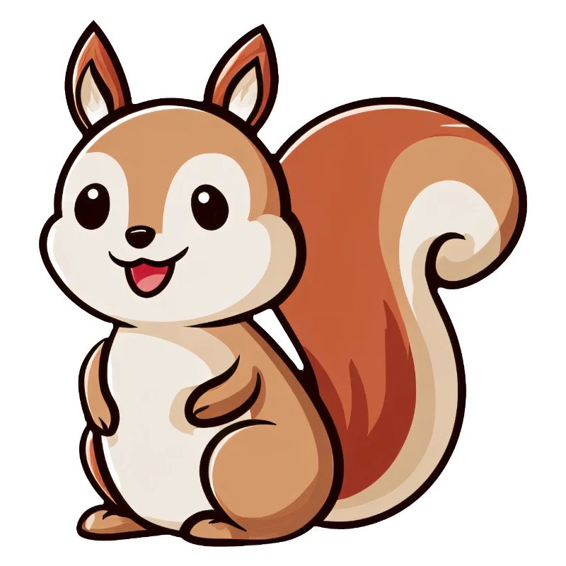 Whimsical Squirrel Charm
