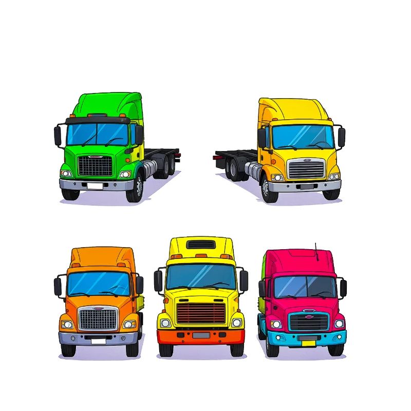 Lebendige Trucken-Sammlung