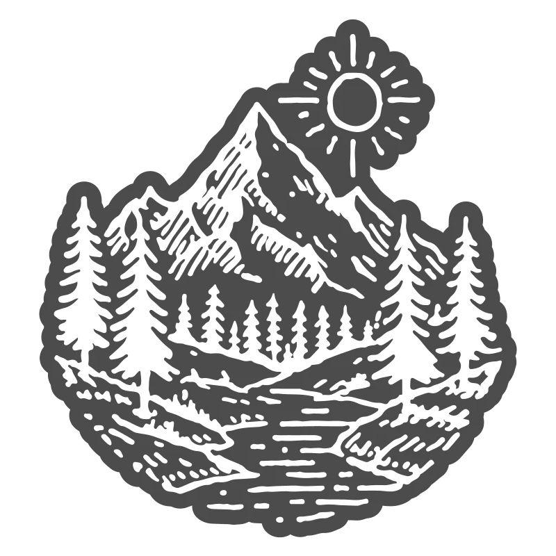 Mountains Valley Landscape Forest