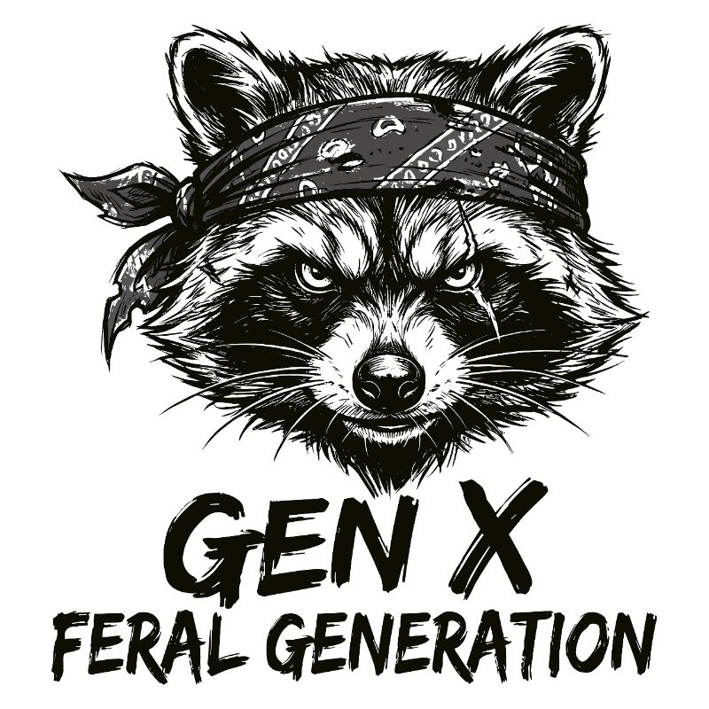 Waschbär Gen X Wilde Generation