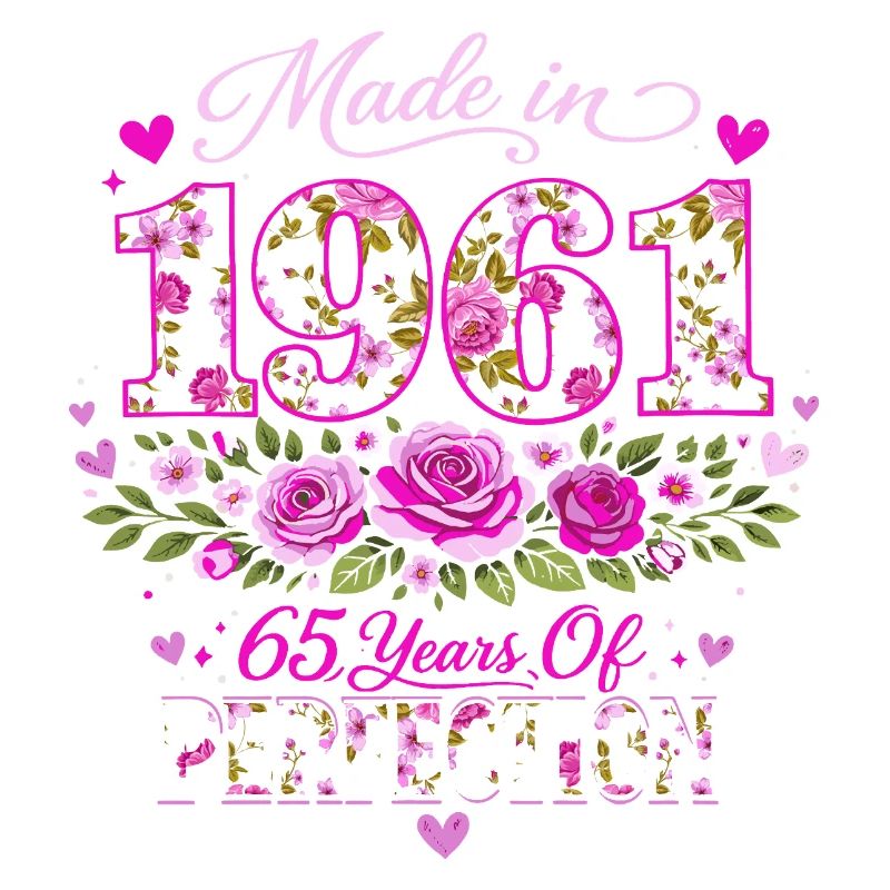 65. Geburtstagsgeschenk der Frau – Blumengeburtstag 1961