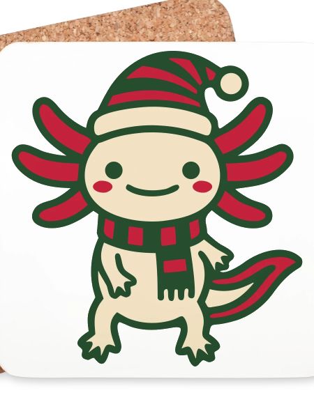 Weihnachts Axolotl Clipart
