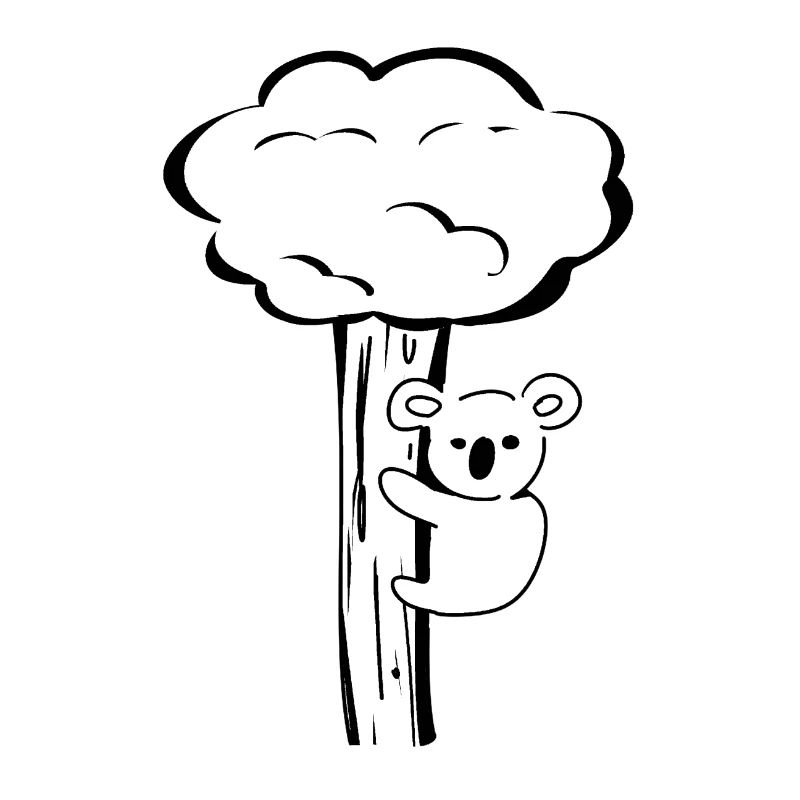Koala Tier Baum klettern