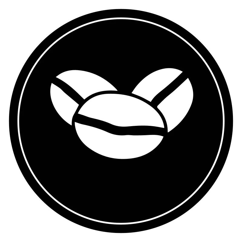 Kaffeebohne Symbol