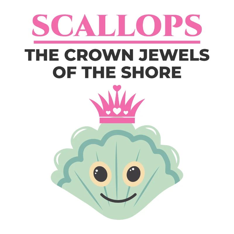 Scallop Seashells Collector Beachcomber Shellfish