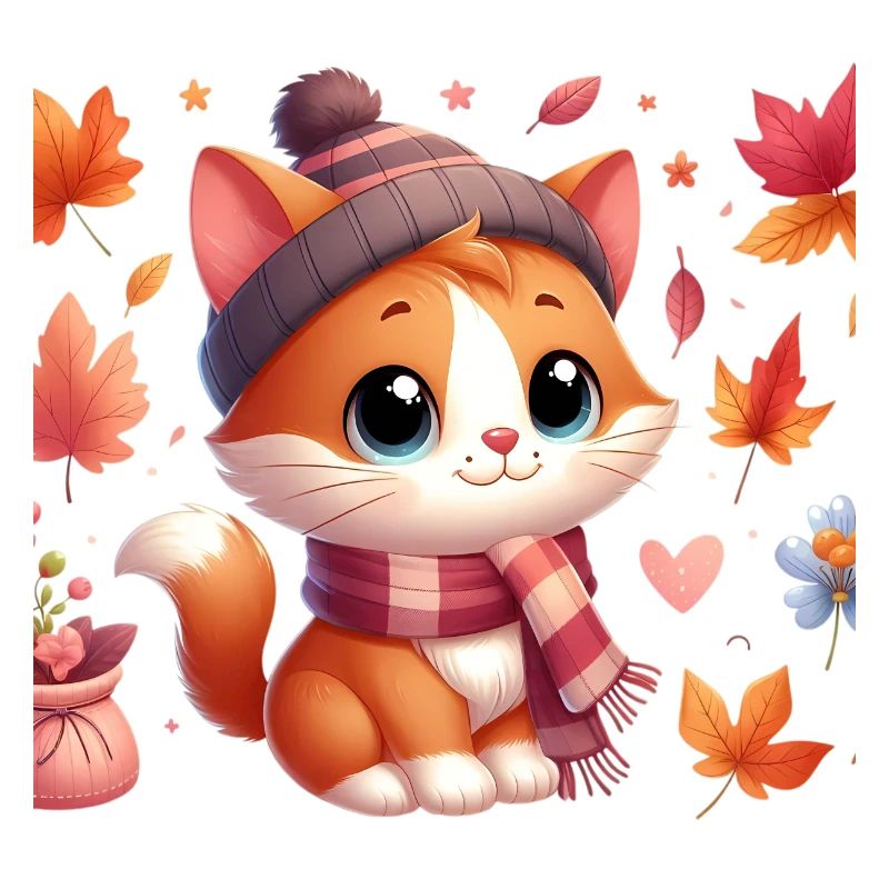 chat automne4