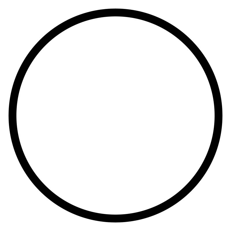 Circle Symbol Blank