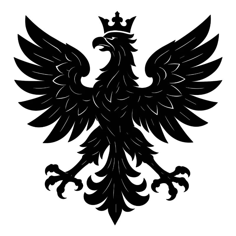 Pologne Polska Aigle Drapeau Drapeau Graphique Cadeau