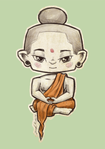 T-shirt Petit Bouddha Zen