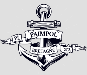 Motif Paimpol PL 22 Bretagne | T-Shirt Marin Authentique personnalisé sur vêtement