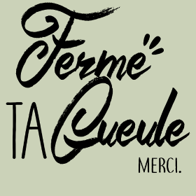 Motif T-shirt Humour : Chut ! Message Subtil personnalisé sur vêtement