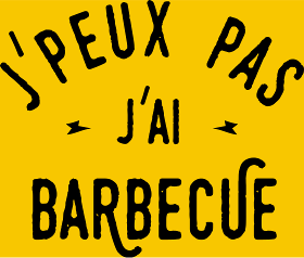 Affichez votre passion pour le barbecue avec ce t-shirt humoristique "J'PEUX PAS J'AI BARBECUE". Idéal pour l'été et les grillades entre ami...