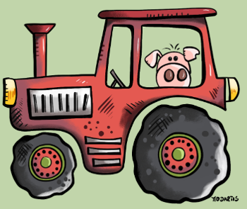 Le Cochon Conducteur de Tracteur