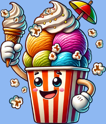 T-Shirt Glace Comic : Fun, Fraîcheur Estivale & Gourmandise