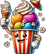 T-Shirt Glace Comic : Fun, Fraîcheur Estivale & Gourmandise