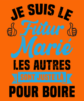 Célébrez l'EVG avec humour grâce à ce t-shirt "Je suis le Futur Marié". Un design original et festif pour le roi de la soirée. Parfait pour ...