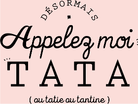 Motif T-shirt "Maintenant Appelez-Moi Tata" - Annonce Maternité Fun personnalisé sur vêtement