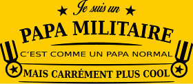 Hommage aux papas héros ! Découvrez le t-shirt "Papa Militaire", un cadeau idéal pour la Fête des Pères ou un anniversaire. Montrez votre fi...