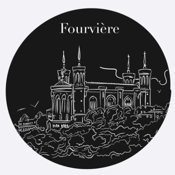 t shirt lyon / Fourvière / Basilique / lyonnais