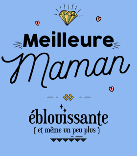 Motif Maman Éblouissante : La Plus Belle des Lumières personnalisé sur vêtement