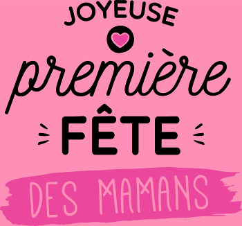 T-Shirt 'Joyeuse Première Fête des Mères' - Cadeau Jeune Maman
