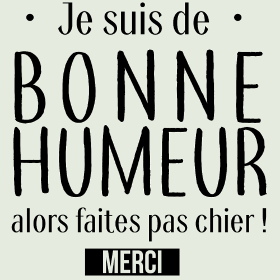 Motif T-shirt Bonne Humeur : L'Afficher avec Style personnalisé sur vêtement
