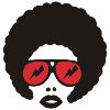 afro girl 2farbig