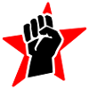 revolution fist (for black shirts)