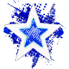 Star design (Arctic Blue)