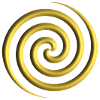 Double spirale GOLD / mat