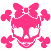 Pink Lady Skull 01