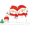 Christmas snowmen.