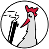 Crazy Chicken mit Gun
