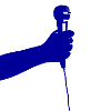 microphone (blue)