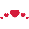 red heart bow icon