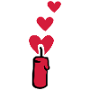 Heart Candle 2