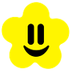 flower power smiley