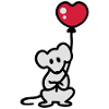 Mouse + balloon
