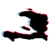 3d anaglyph HAITI green