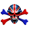Union Jack Skull