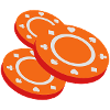 Poker chips 3 3 coul