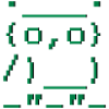 ASCII-art: owl