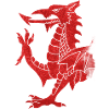 Welsh Dragon Rampant