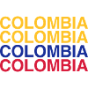 KOLUMBIEN Drapeau colombien - COLOMBIE