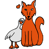 Fuchs und Gans